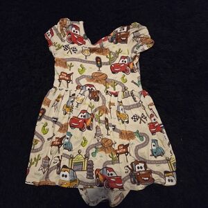 Little Sleepies Disney Pixar Radiator Springs Skater Dress with Bodysuit